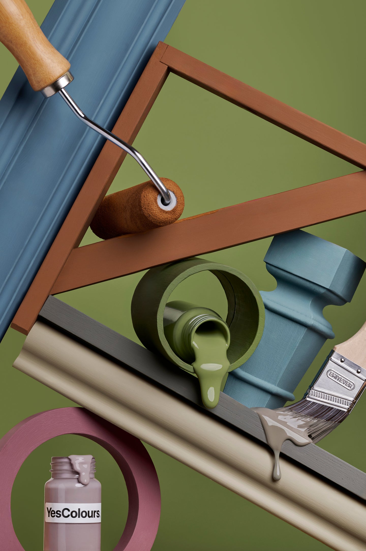 Secluded paint collection