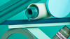 Teal wall paint