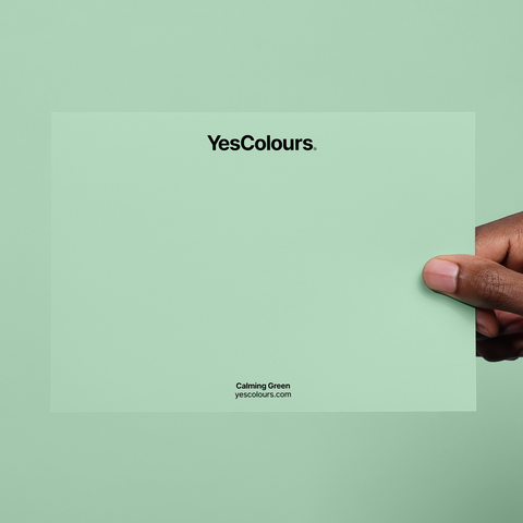 Calming Green paint swatch