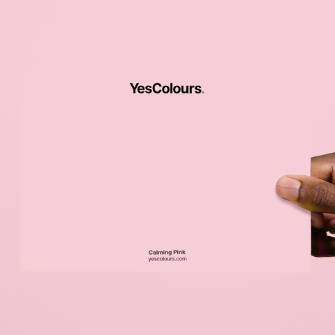 Calming Pink paint swatch