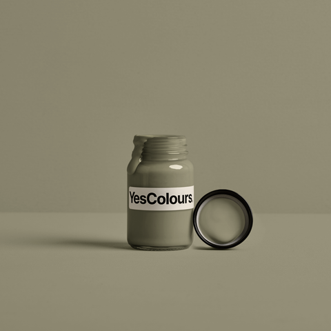 Dirty Olive Green paint sample (matt, 60ml)