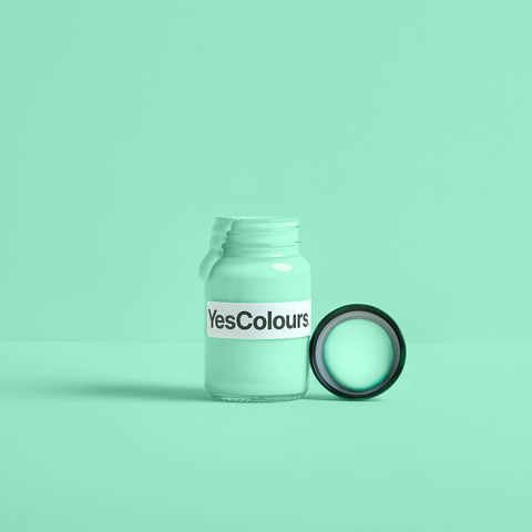 Electric Mint Green paint sample (matt, 60ml)