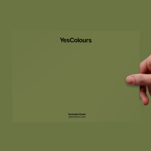 Secluded Green paint swatch