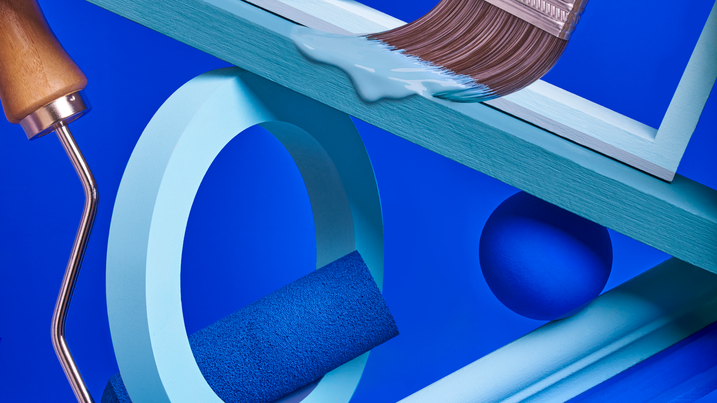 YesColours Blue paint samples