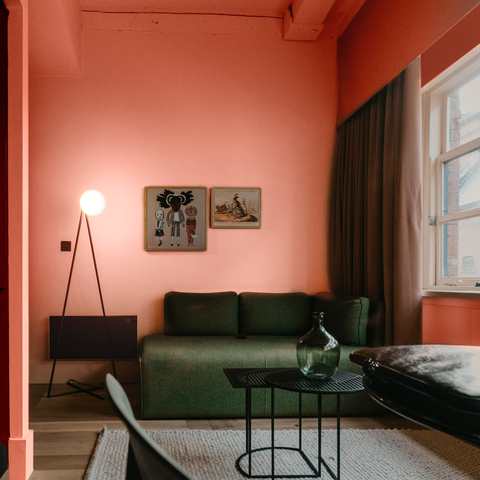 Calming Peach paint swatch