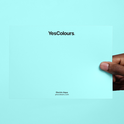Electric Aqua paint swatch