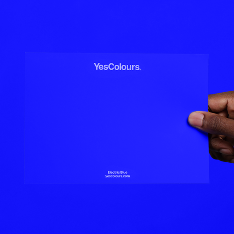 Electric Blue paint swatch