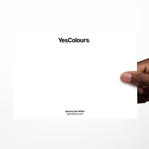 Electric Hot White paint swatch