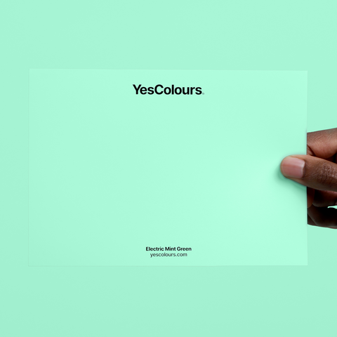 Electric Mint Green paint swatch