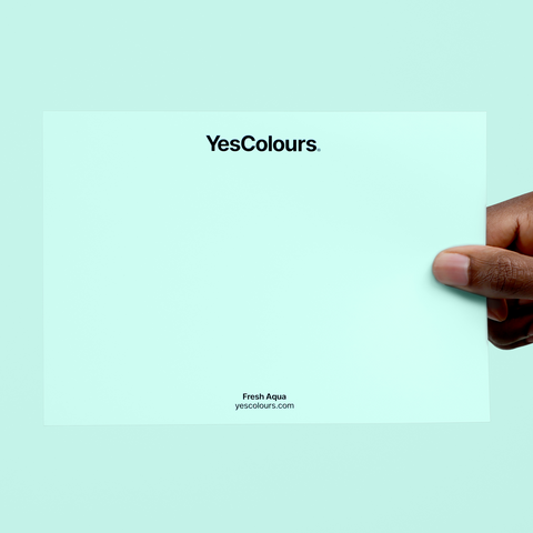Fresh Aqua paint swatch