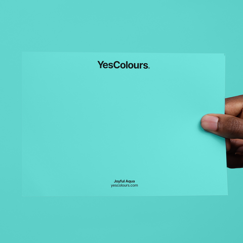 Joyful Aqua paint swatch