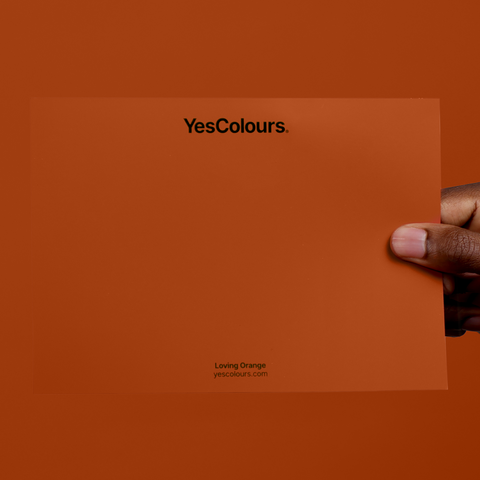 Loving Orange paint swatch