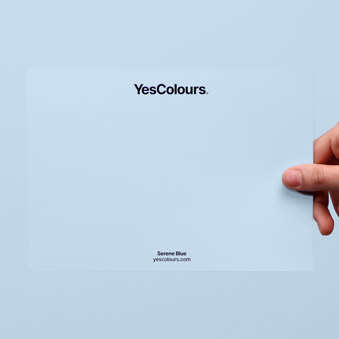 Serene Blue paint swatch