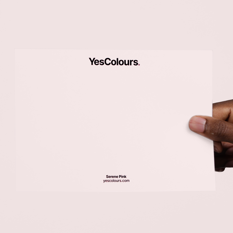 Serene Pink paint swatch